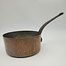 Old vintage copper pan - copper,