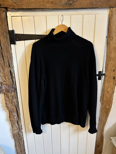 Reiss mens black 100 cashmere - mens,