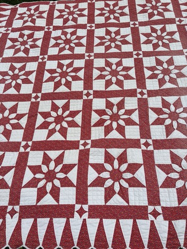 Vintage amish made quilt - vintage, 87”