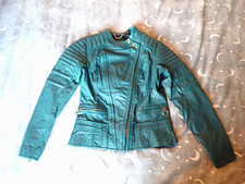 NEW Ladies Turquoise Leather