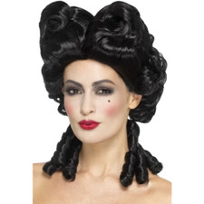 Gothic Baroque Wig Black