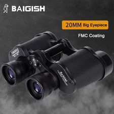 Baigish 8x30 Russian Military Binoculars Full Metal HD Waterproof Telescope