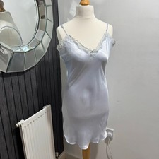 Vintage Y2K pale blue satin