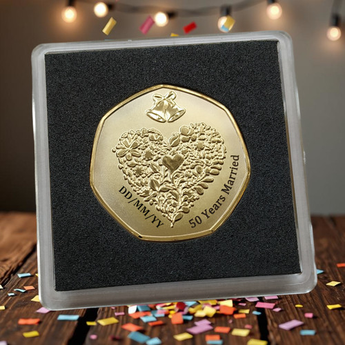 50th gold wedding - 50th,