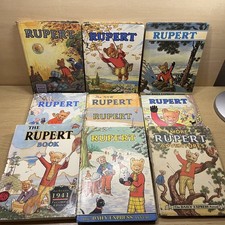 10 x Vintage RUPERT BEAR