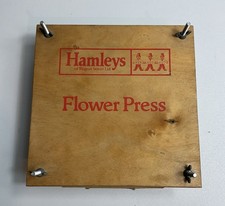 Vintage “Hamleys Of Regent Street” Wooden Flower Press 7” X 7” Collectible VGC