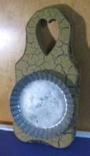 ANTIQUE LIGHT REFLECTOR FOR OIL LAMP CANDLE COUNTRY FARMHOUSE PRIMITIVE