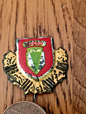 Vintage DKW Germany tin plate CAR LOGO pin badge 1960s  (pte-Audi)