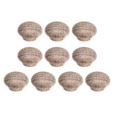 Wood Button Plugs 0.4 Inch Oak