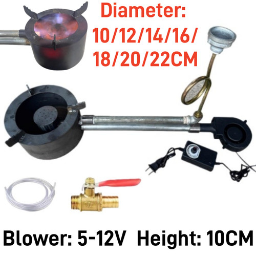 Outdoor waste oil burner stove - outdoor,