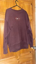 Woman/girls Brown Nike Jumper Size S