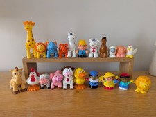 Kiddieland Farm And Zoo Animals Big Bundle Also Little Poeple Figures 