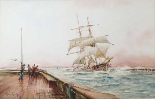 Marine watercolour maurice - marine,