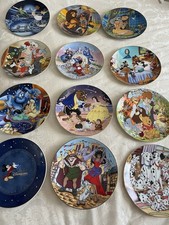 Disney Collectible Plates, 12