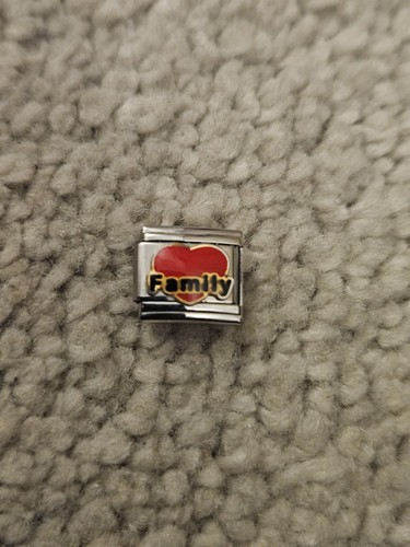Family italian charm 9mm - family,