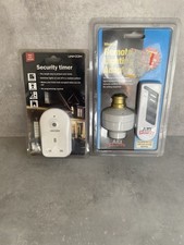 Home Electric Security Timer Plug in Socket Plus Light Security