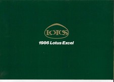 LOTUS EXCEL brochure - 1986 - mint condition