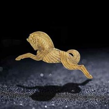 Vintage Metal Running Horse