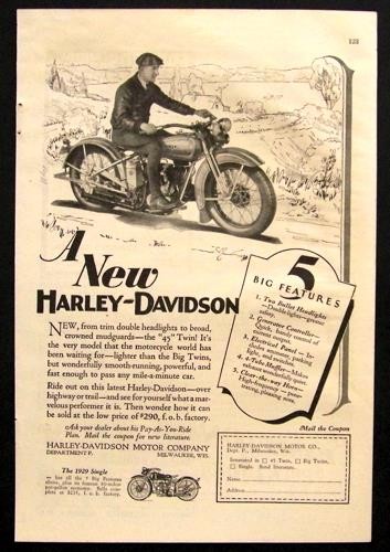 1929 harley davidson - 1929, twin