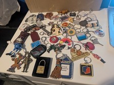 LARGE Keyring Collection job lot vintage mixture all sorts promotional