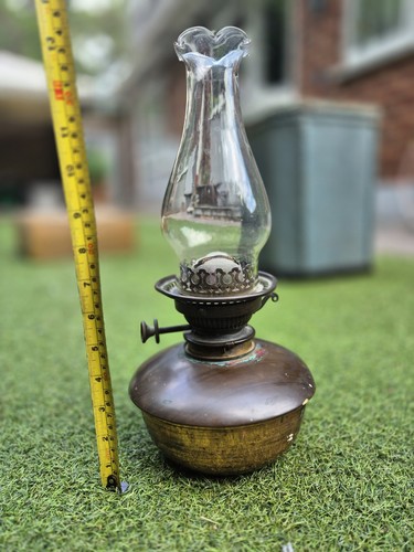 Antique victorian duplex oil - victorian,