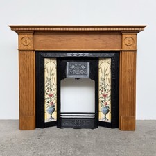 Fireplace Victorian Style Oak