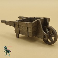 Playmobil medieval wheelbarrow - farmer - peasant - farm - wood -...
