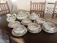 vintage porcelain tea set