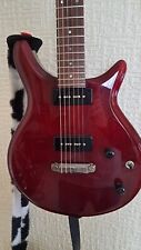 JJ Jewel boutique UK made double cutaway Dual P90's, Trans Cherry, Excellent