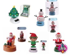SOLAR POWERED FLIP FLAP DANCING CHRISTMAS SANTA TREE SNOWMAN ELF TOY
