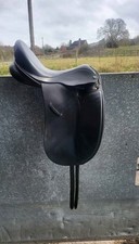 17.5 Inch Wide Ideal Jessica Dressage Saddle 