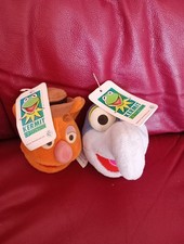 VINTAGE 90'S KERMIT COLLECTION GONZO & FOZZIE BEAR PLUSH MAGNET THE MUPPETS