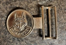 Vintage Wolf Cub Belt Buckle