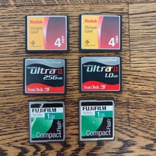 Compact Flash Cards 4MB - 2GB
