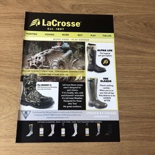 GUNS83 MAGAZINE ADVERT 12X9 LACROSSE BOOTS: THE BRAWNY II