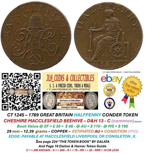 1789 penny conder - gb, ½
