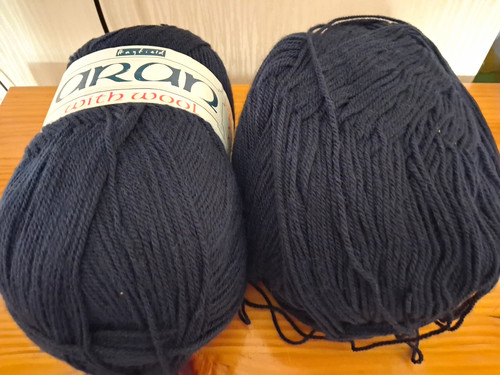 Hayfield aran with wool - aran,
