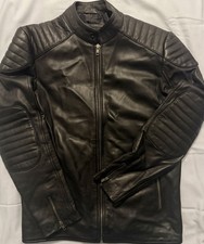 Genuin Leather Biker Motorcycle Jacket