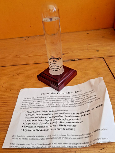 Kikkerland storm glass admiral - glass,