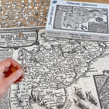 Viking Britain Map Jigsaw Puzzle - 1000 pieces