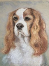 Vintage Chalk Pastel Painting