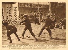 Coconut shy. ''All Milky!''. Bank Holiday, Blackheath 1926 old vintage print