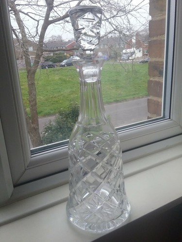 Vintage tall crystal - crystal, glass