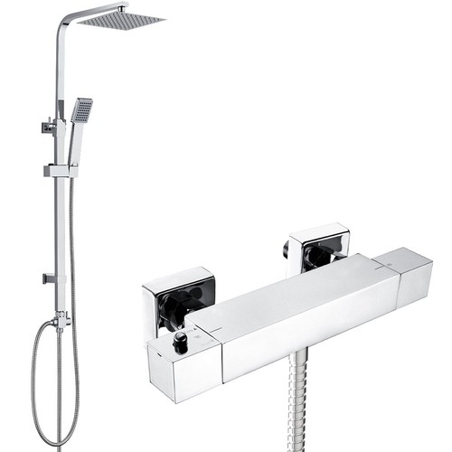 Chrome square telescopic - chrome,