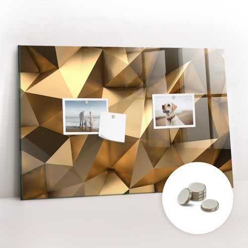Magnetic glass memo board - memo,