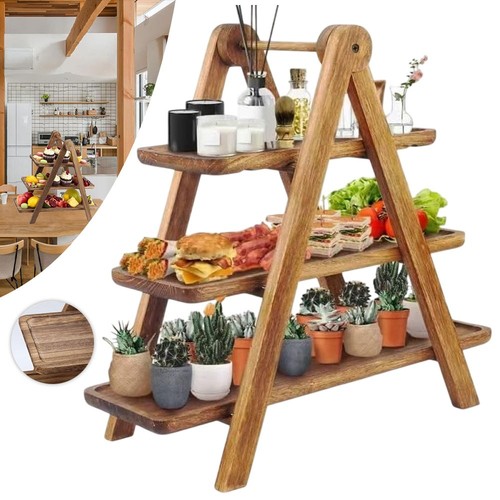 Tier wooden tiered - wooden,