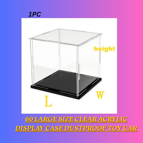 1pc clear acrylic display case - 1pc,