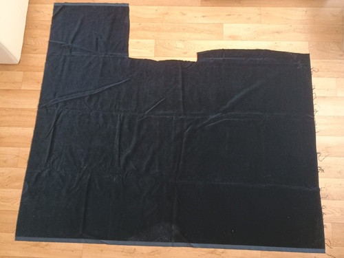 Navy blue velvet fabric - velvet,