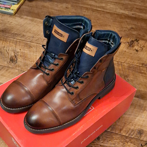 Pikolinos men brown leather - brown,