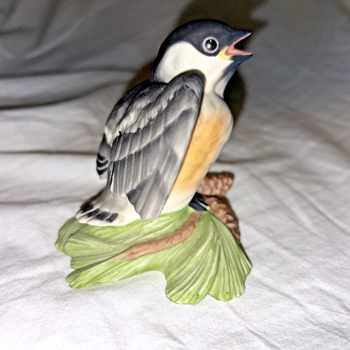 Boehm porcelain baby chickadee - porcelain,